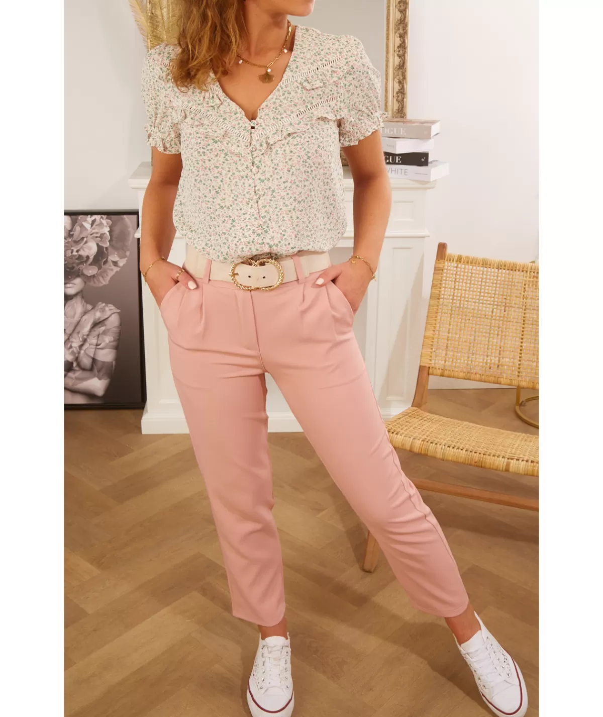 La boutique de Lilie Jeans / Pantalons>PANTALON ZELIE Rose