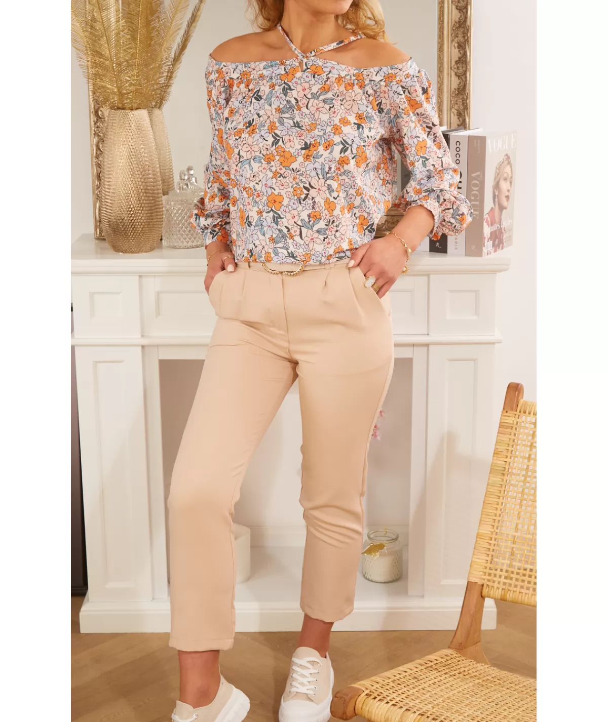La boutique de Lilie Jeans / Pantalons>PANTALON ZELIE Beige
