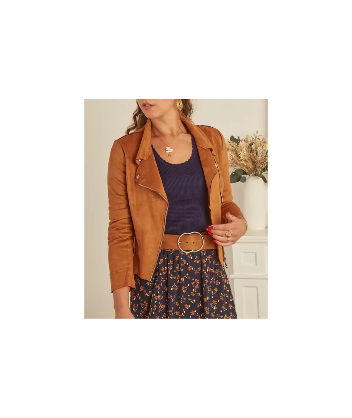 La boutique de Lilie Vestes>PERFECTO CLEA Camel