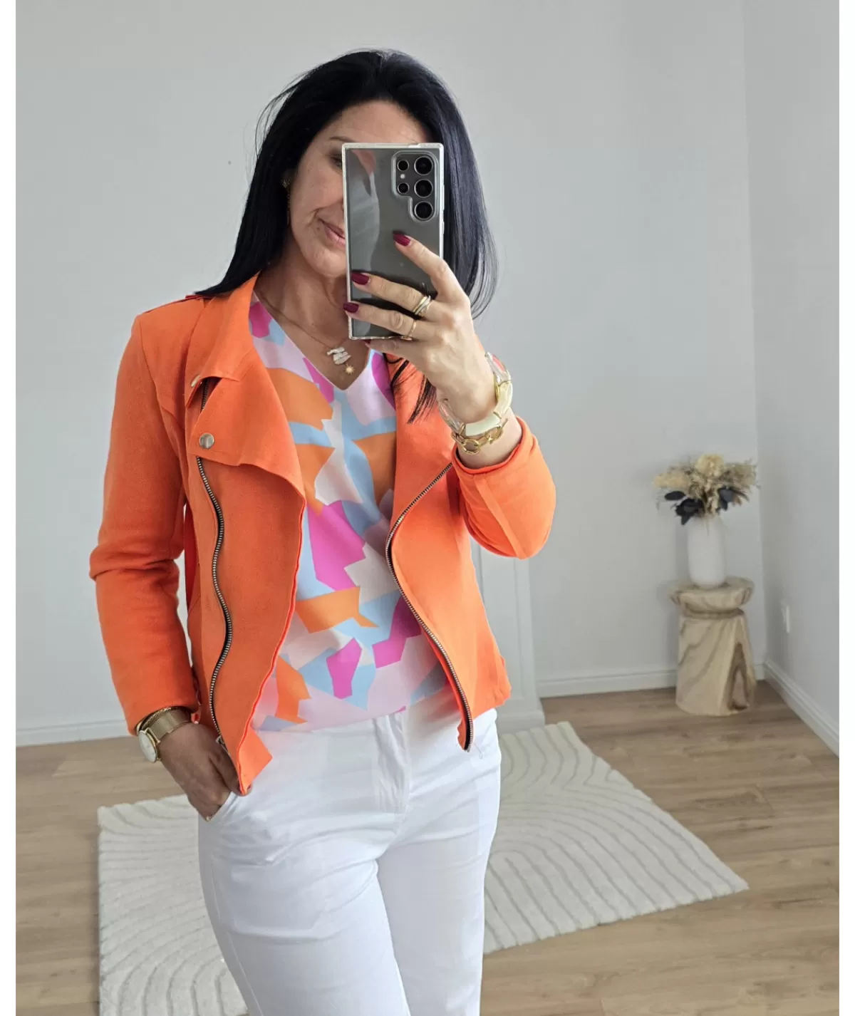 La boutique de Lilie Vestes>PERFECTO MATHILDE Orange