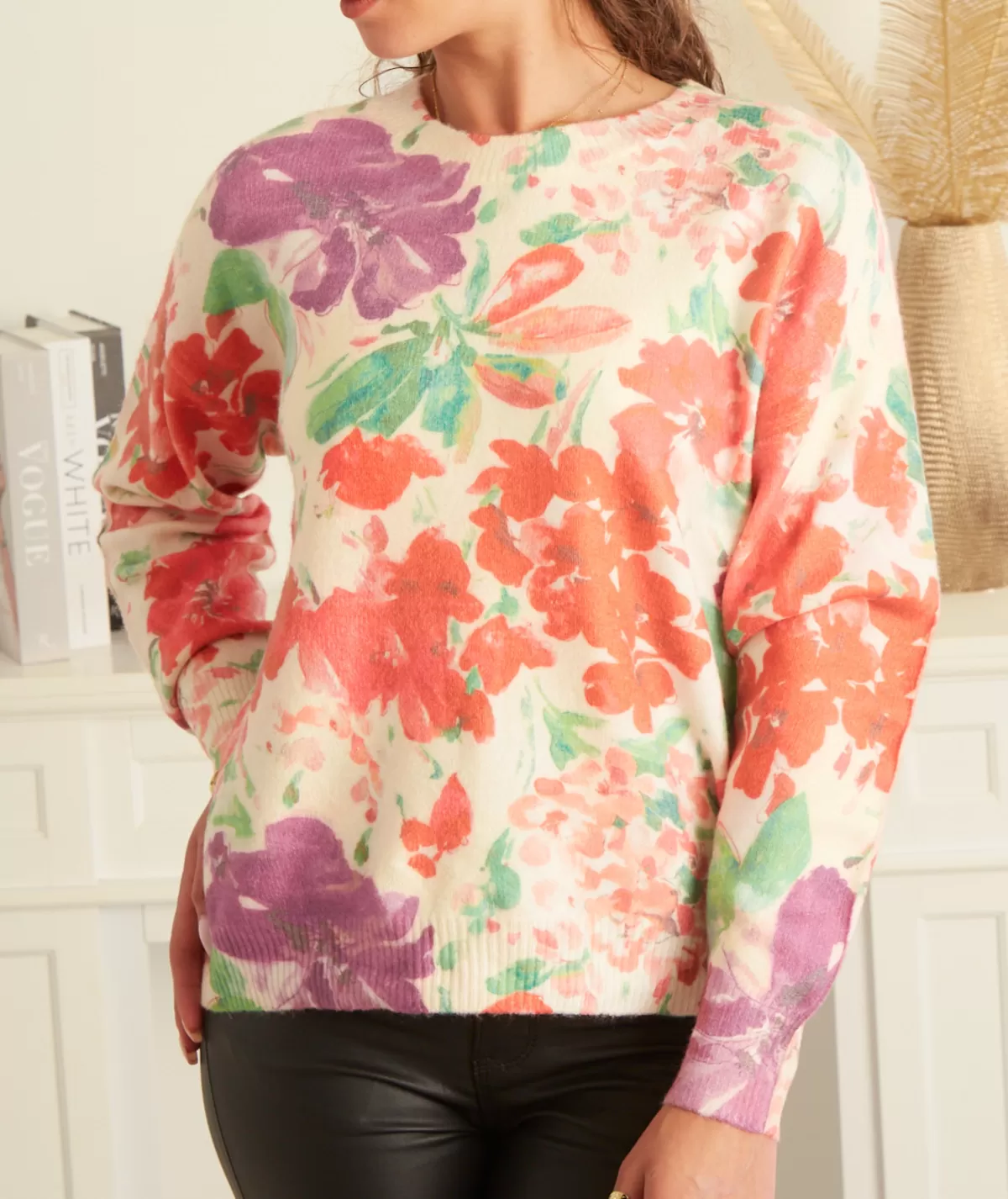 La boutique de Lilie Pulls / Gilets>PULL AMEL Rouge