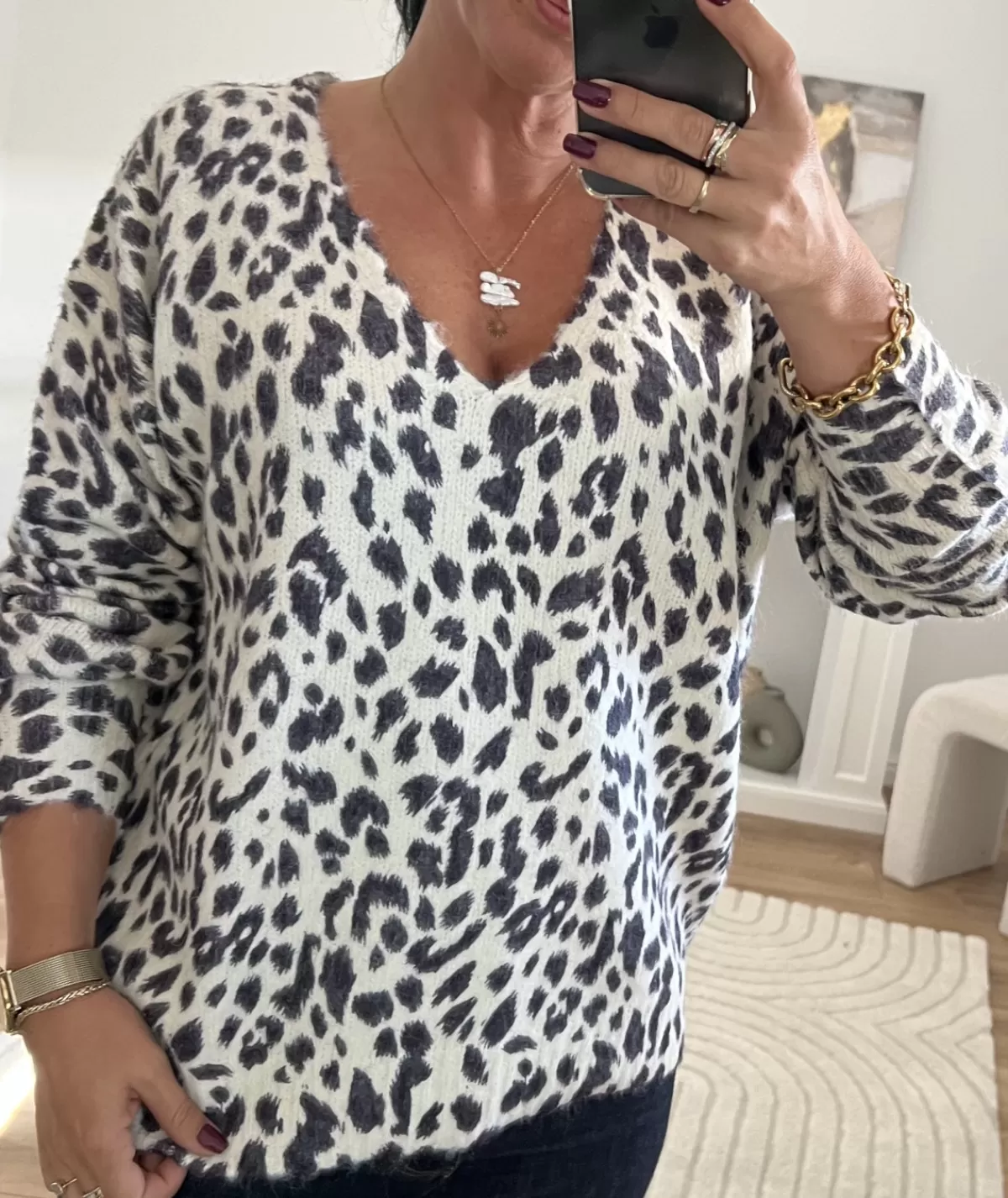 La boutique de Lilie Pulls / Gilets>PULL AUGUSTINA Ivoire/ecru