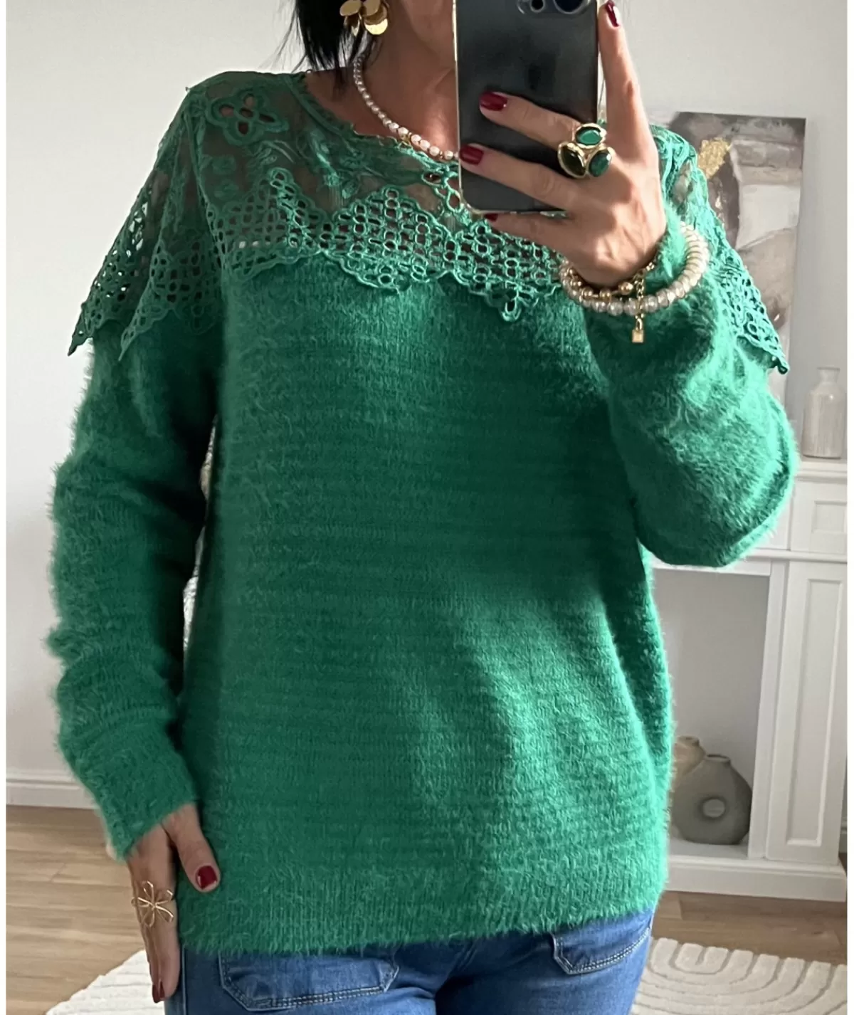 La boutique de Lilie Pulls / Gilets>PULL BASTIEN Vert
