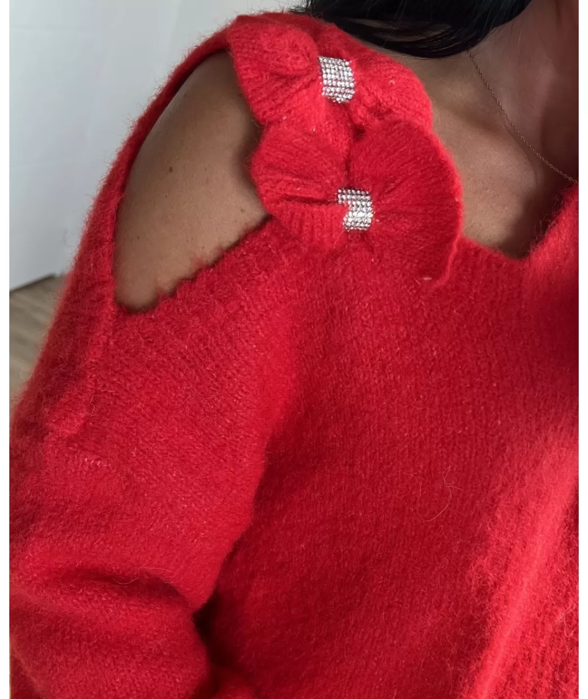 La boutique de Lilie Pulls / Gilets>PULL BERNY Rouge