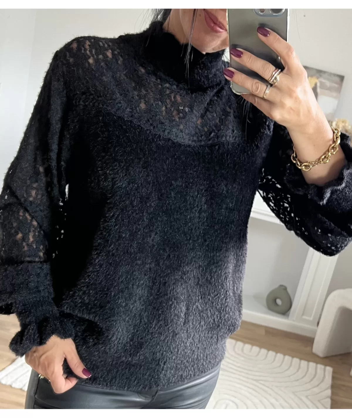 La boutique de Lilie Pulls / Gilets>PULL BILIVINA Noir