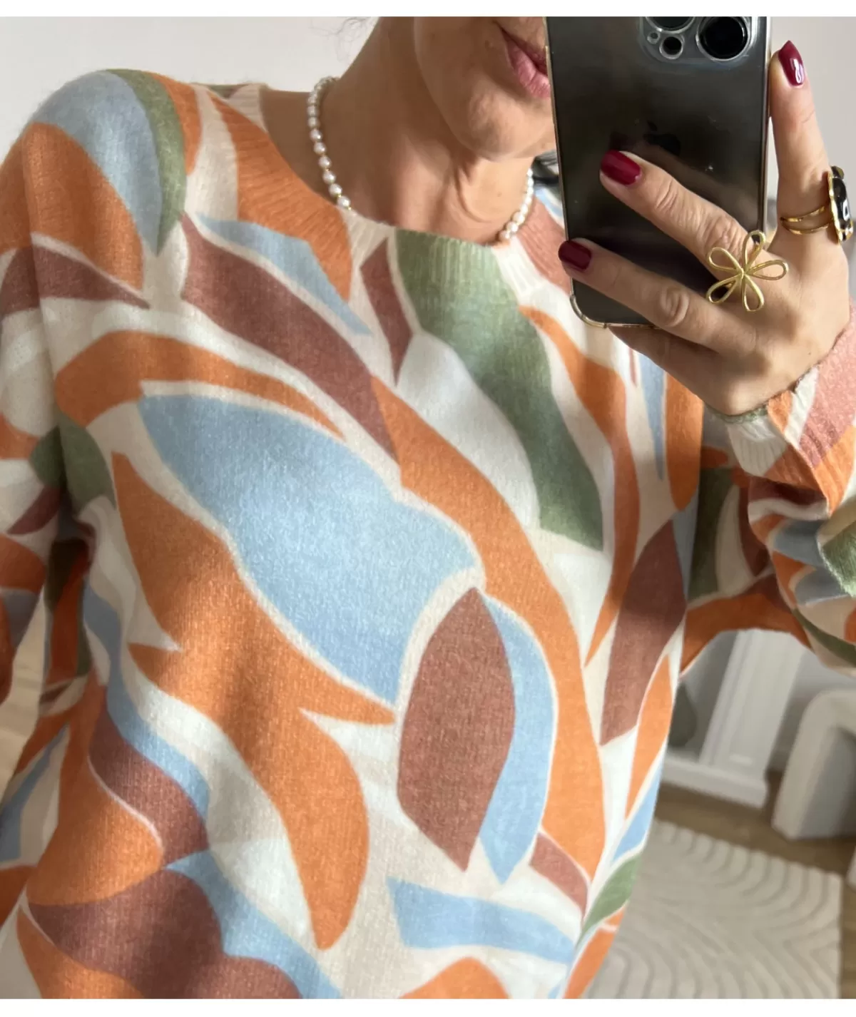 La boutique de Lilie Pulls / Gilets>PULL CHARLENE Blanc