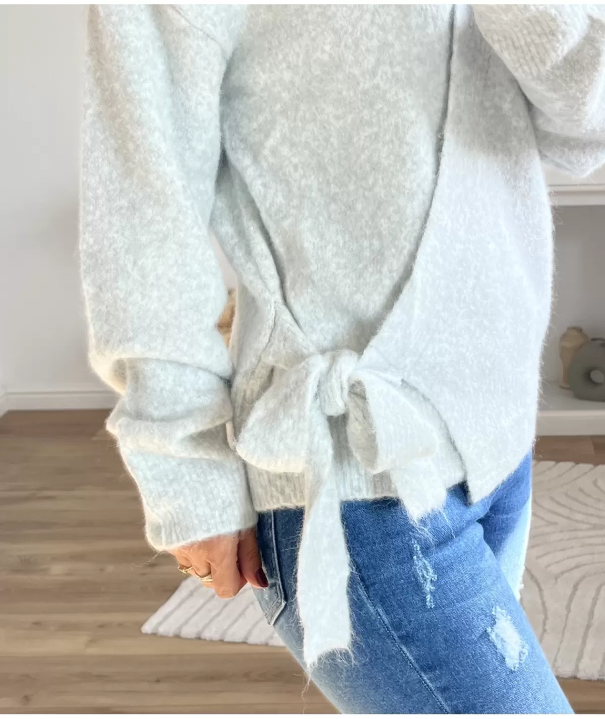 La boutique de Lilie Pulls / Gilets>PULL CLEMENCE Gris