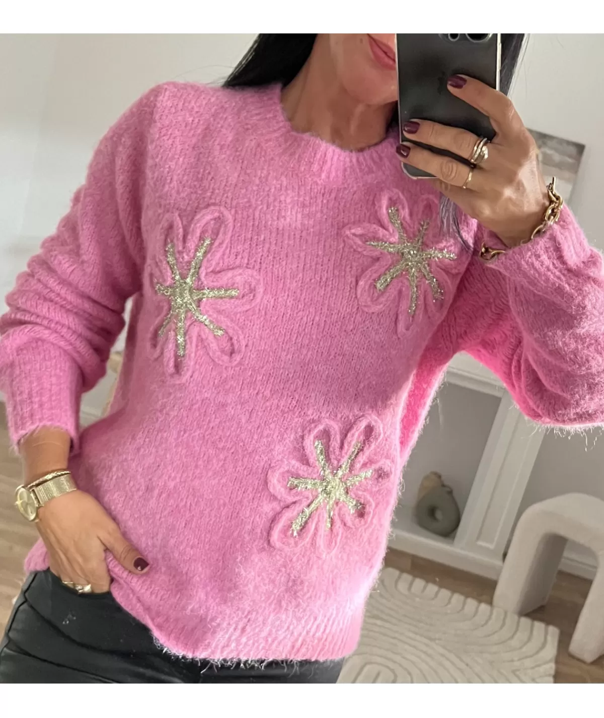 La boutique de Lilie Pulls / Gilets>PULL CODDY Rose