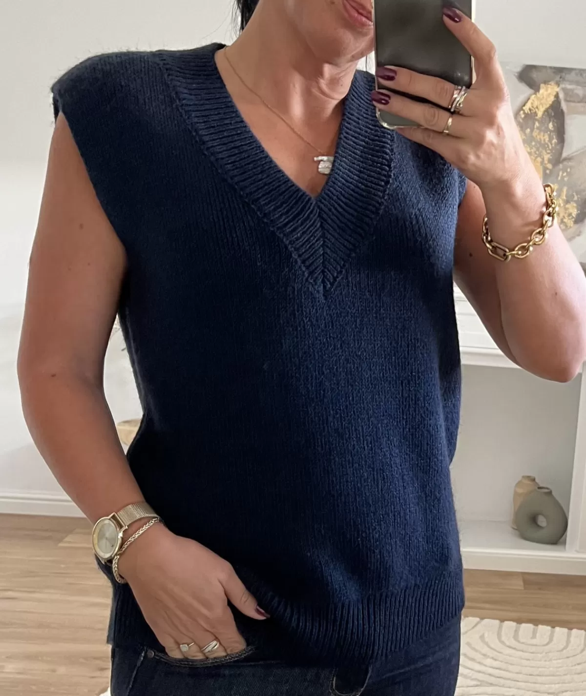 La boutique de Lilie Pulls / Gilets>PULL ELISABETH Marine