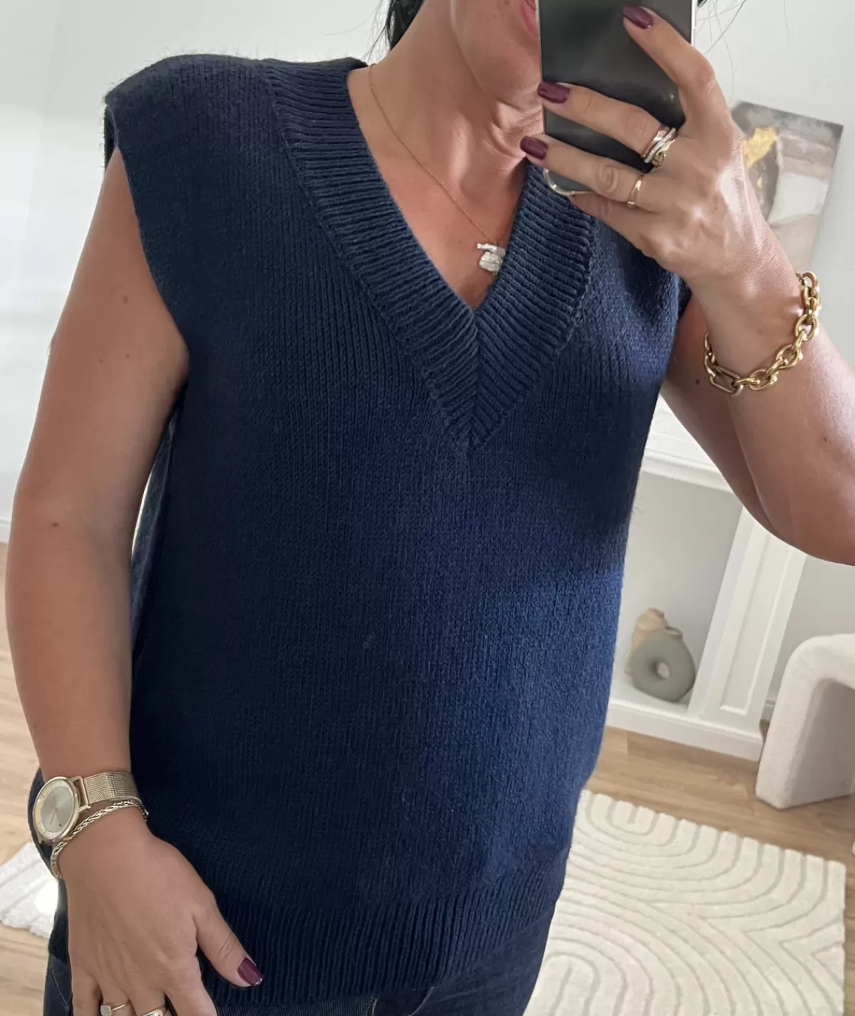 La boutique de Lilie Pulls / Gilets>PULL ELISABETH Marine