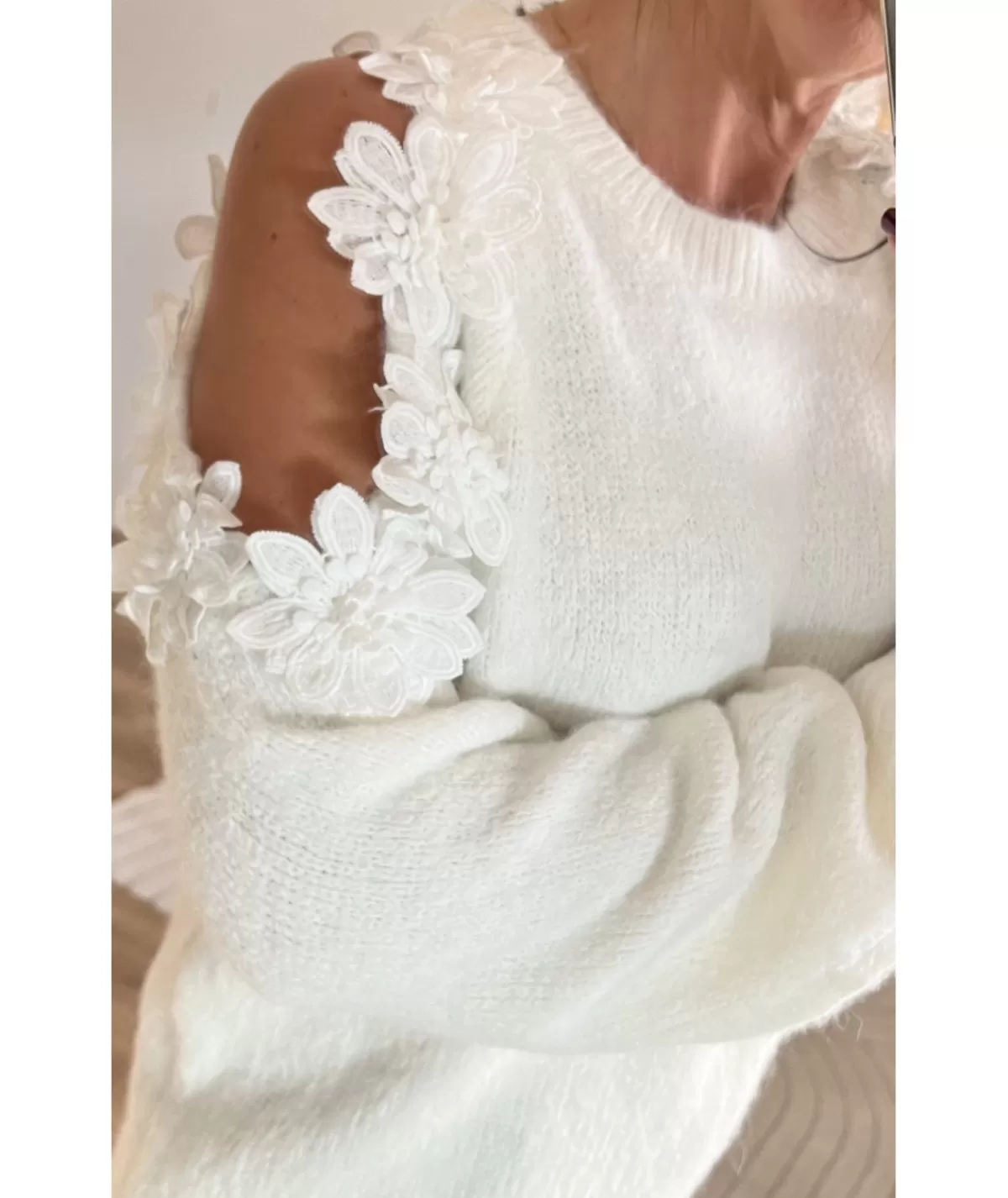 La boutique de Lilie Pulls / Gilets>PULL ESTEBAN Blanc