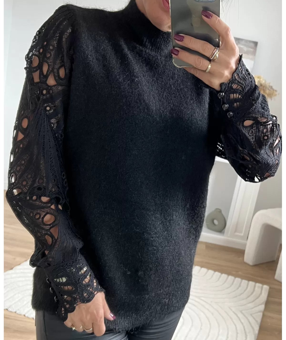 La boutique de Lilie Pulls / Gilets>PULL ETIENNE Noir