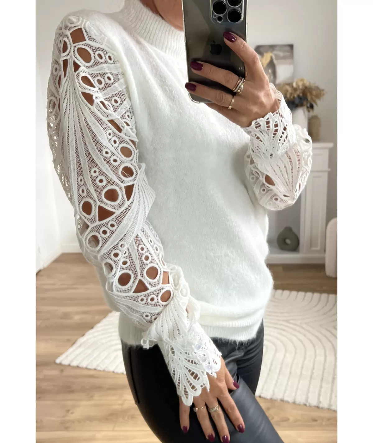 La boutique de Lilie Pulls / Gilets>PULL ETIENNE Blanc