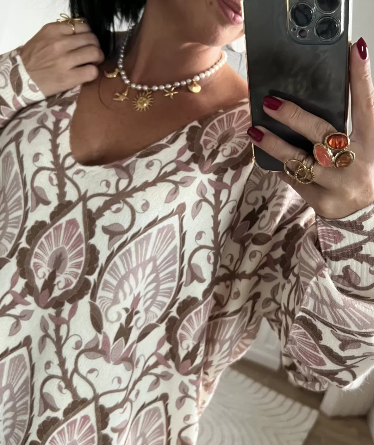 La boutique de Lilie Pulls / Gilets>PULL EZIA Marron