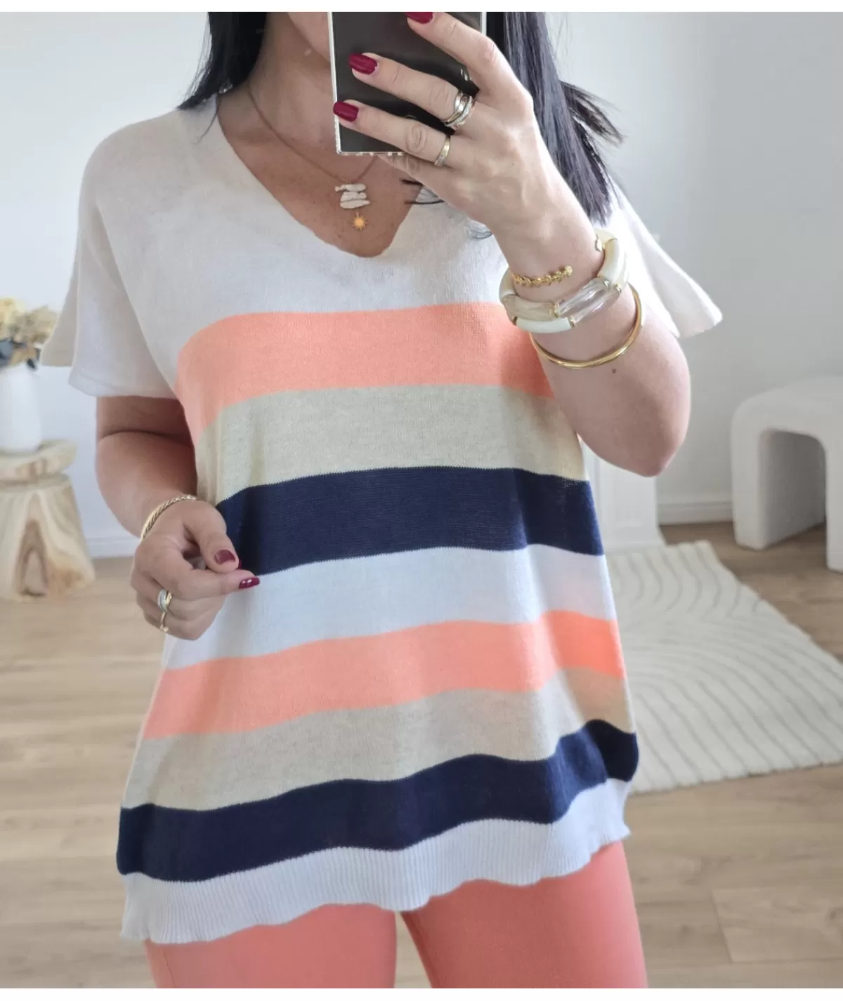 La boutique de Lilie Pulls / Gilets>PULL FIN JOELLE Marine