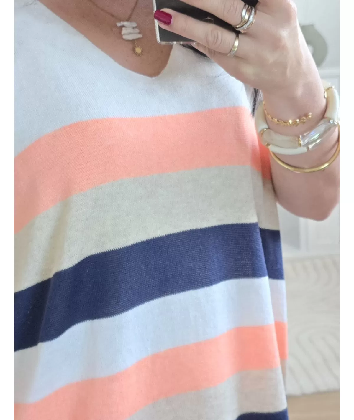 La boutique de Lilie Pulls / Gilets>PULL FIN JOELLE Marine