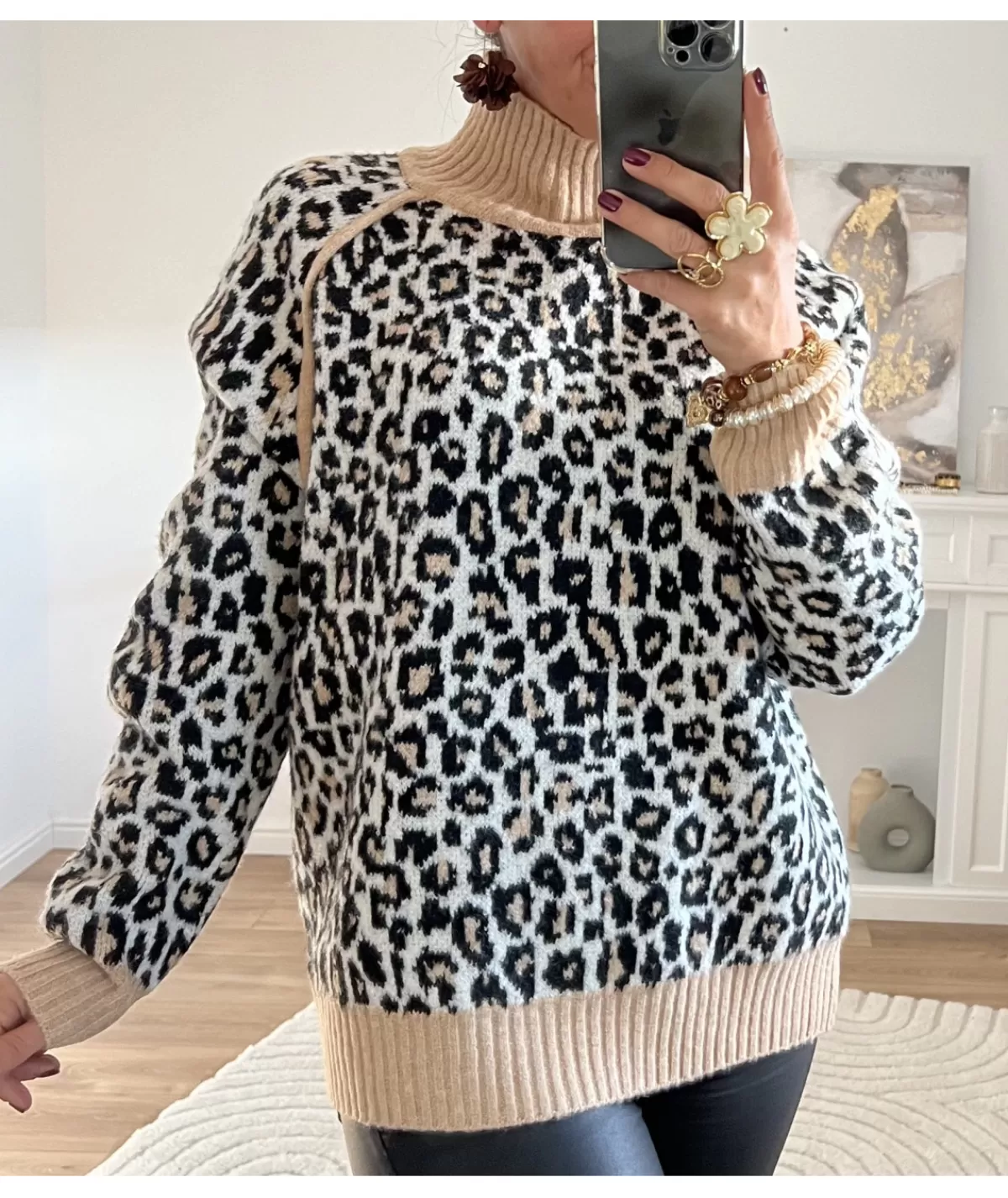 La boutique de Lilie Pulls / Gilets>PULL FLAVIE Taupe