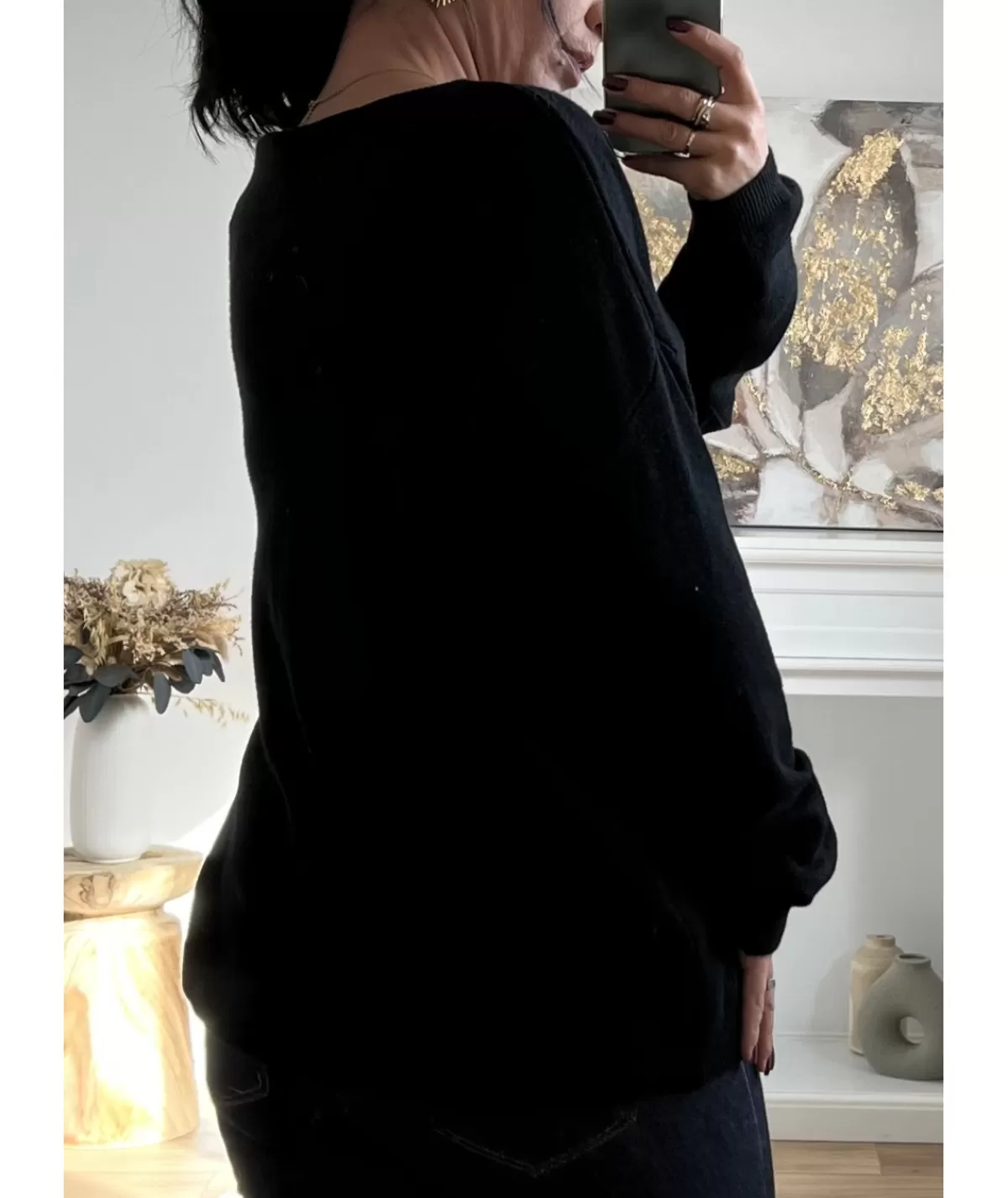 La boutique de Lilie Pulls / Gilets>PULL GLORIA Noir