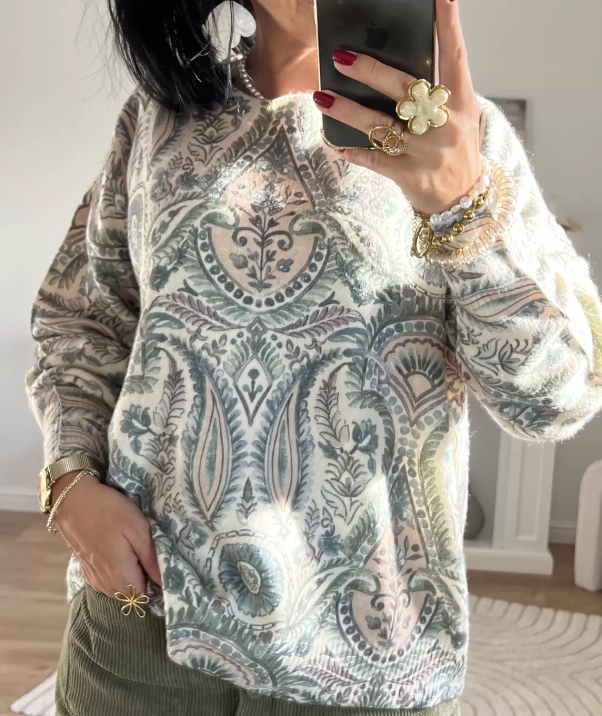 La boutique de Lilie Pulls / Gilets>PULL ISAE Vert