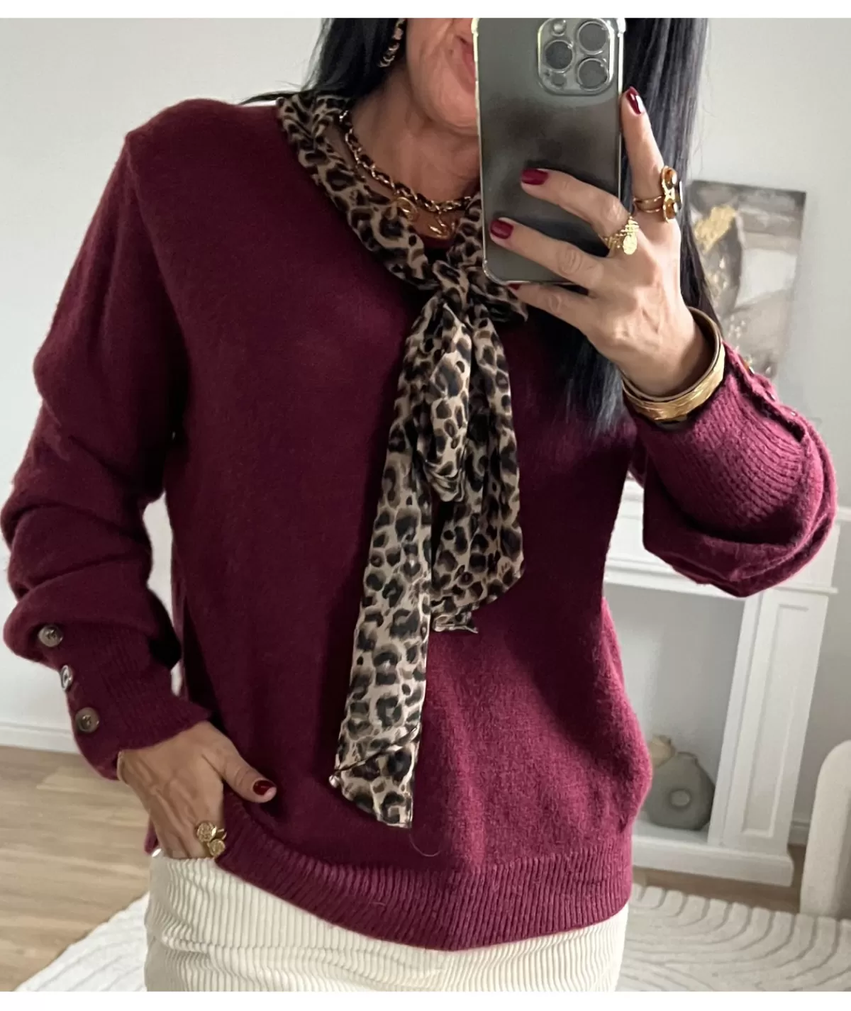 La boutique de Lilie Pulls / Gilets>PULL JENNIFER Bordeaux
