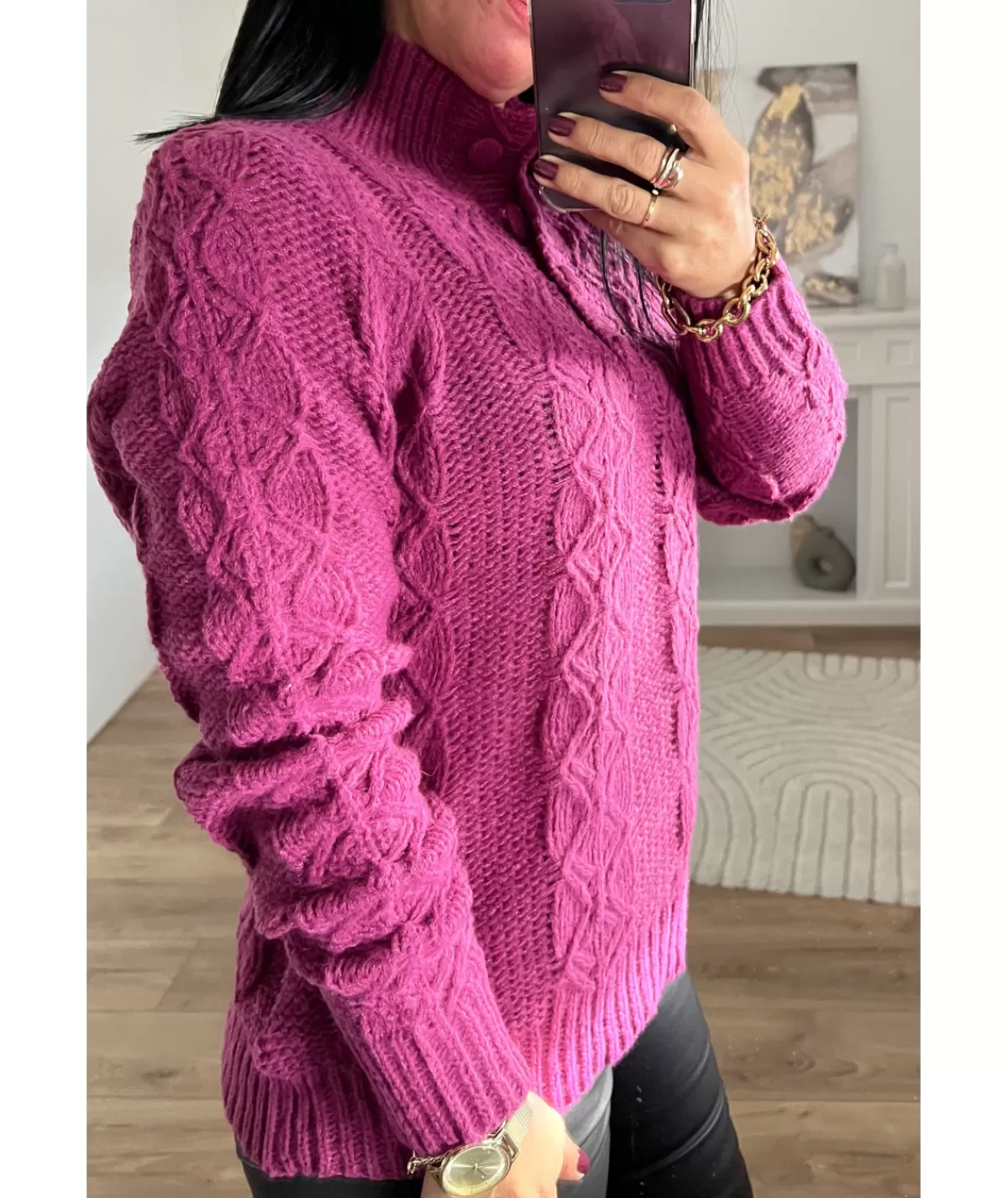 La boutique de Lilie Pulls / Gilets>PULL JOSY Violet
