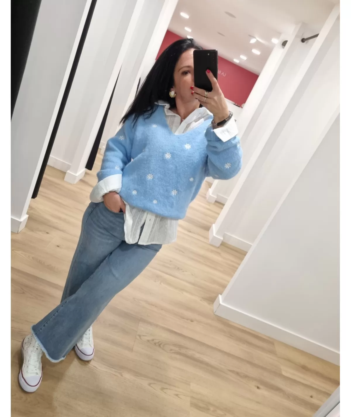 La boutique de Lilie Pulls / Gilets>PULL JULIETTE Bleu