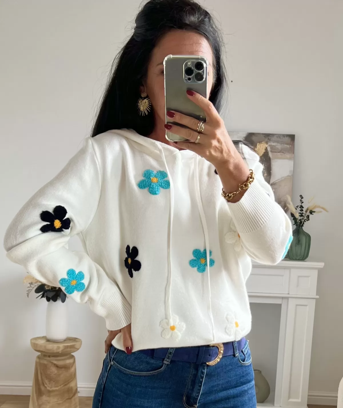 La boutique de Lilie Pulls / Gilets>PULL KRISTINA Bleu