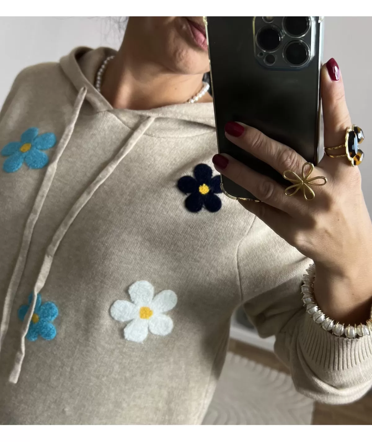 La boutique de Lilie Pulls / Gilets>PULL KRISTINA Beige