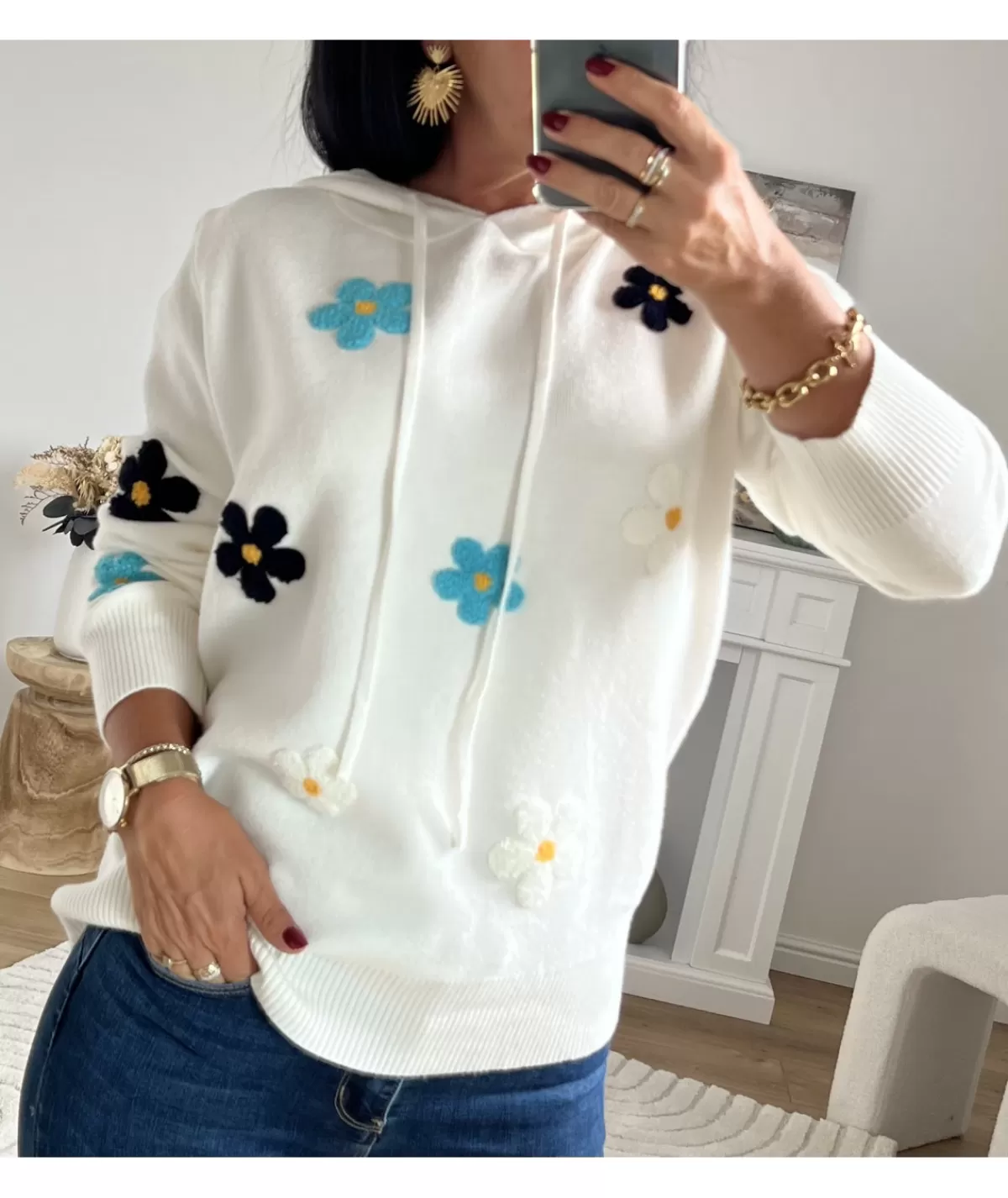 La boutique de Lilie Pulls / Gilets>PULL KRISTINA Bleu