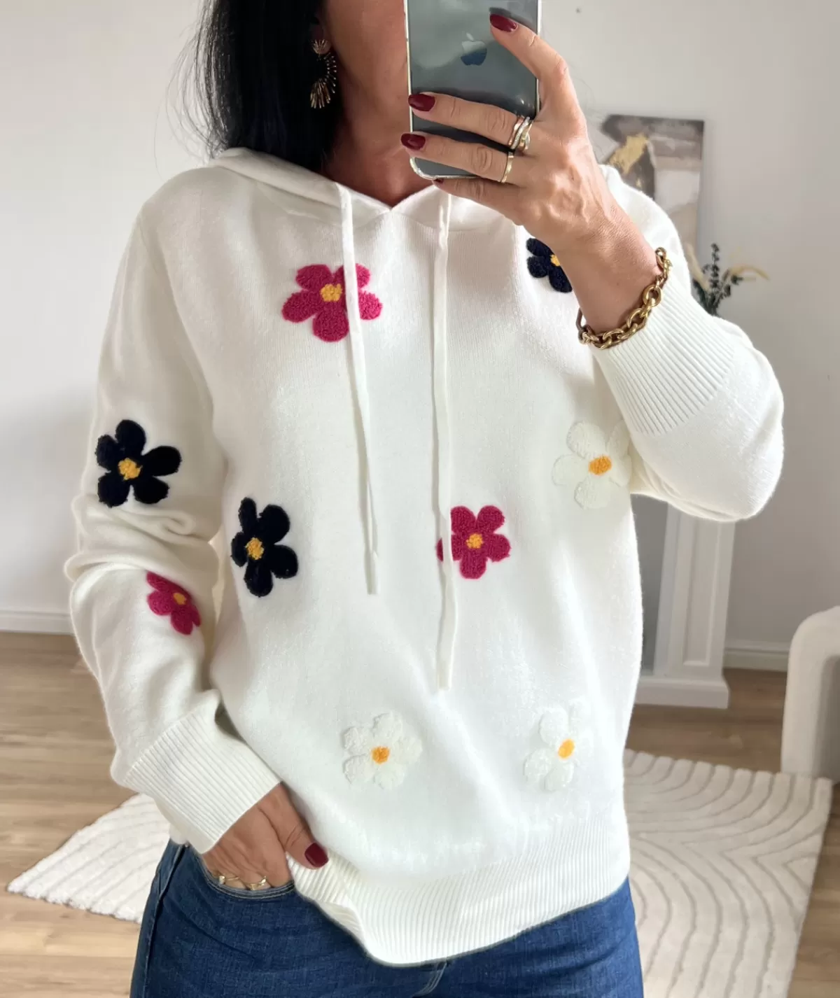 La boutique de Lilie Pulls / Gilets>PULL KRISTINA Fushia