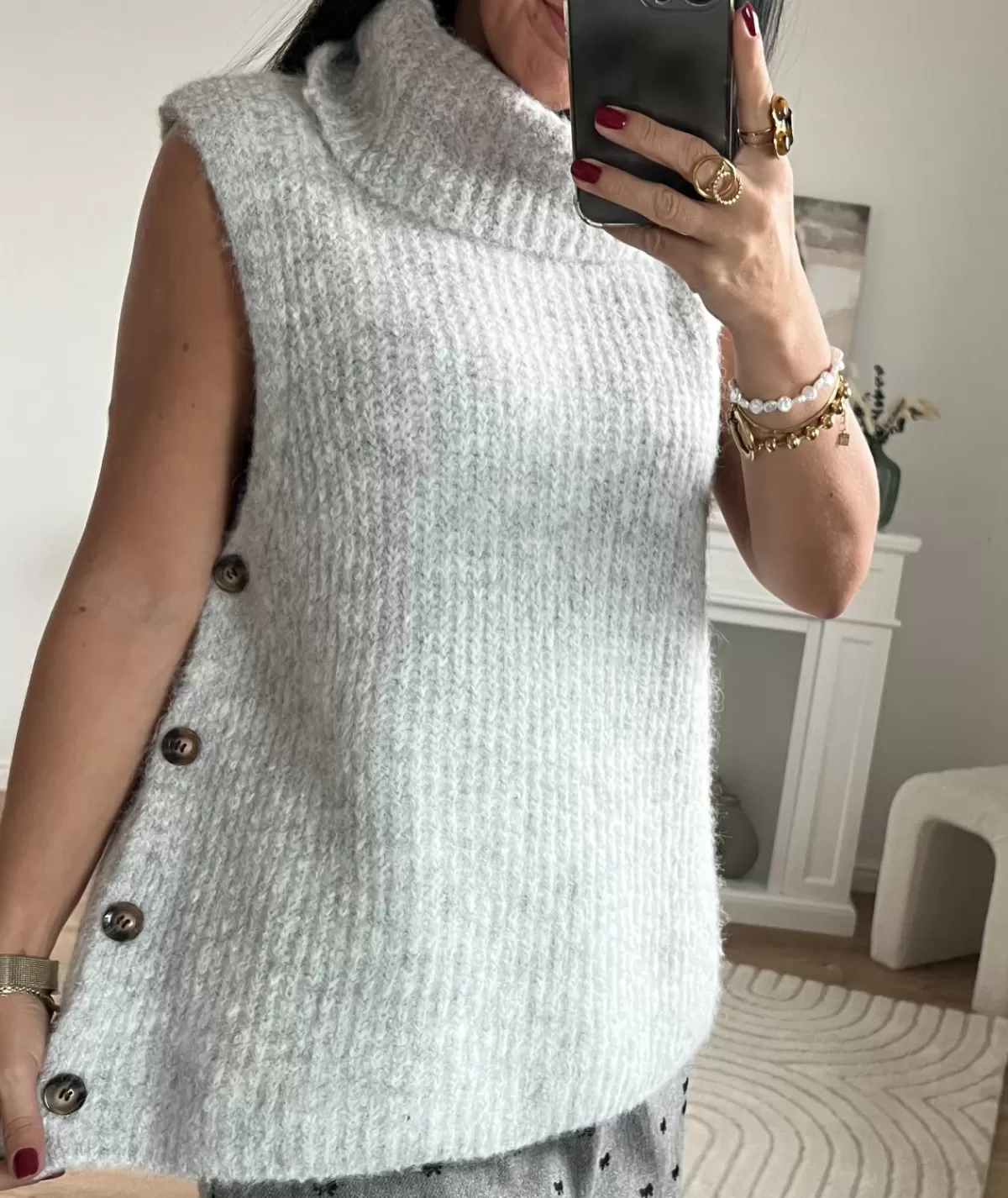 La boutique de Lilie Pulls / Gilets>PULL MARIE II Gris