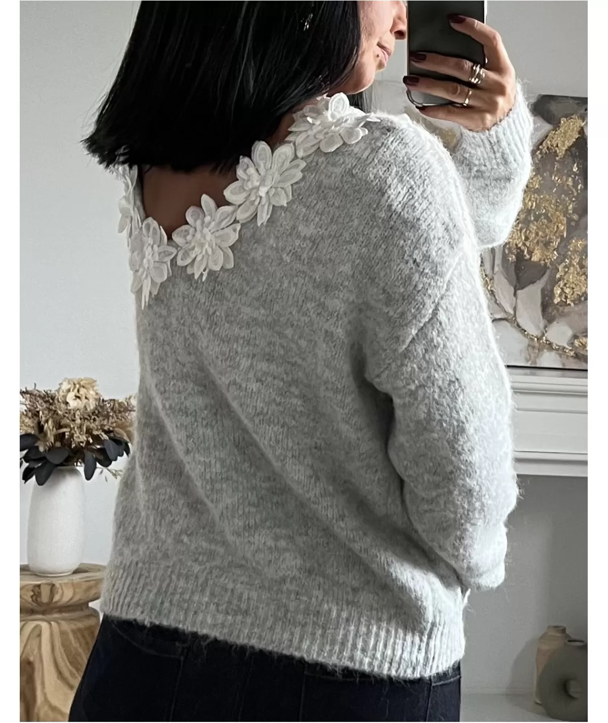 La boutique de Lilie Pulls / Gilets>PULL MATHIEU Gris