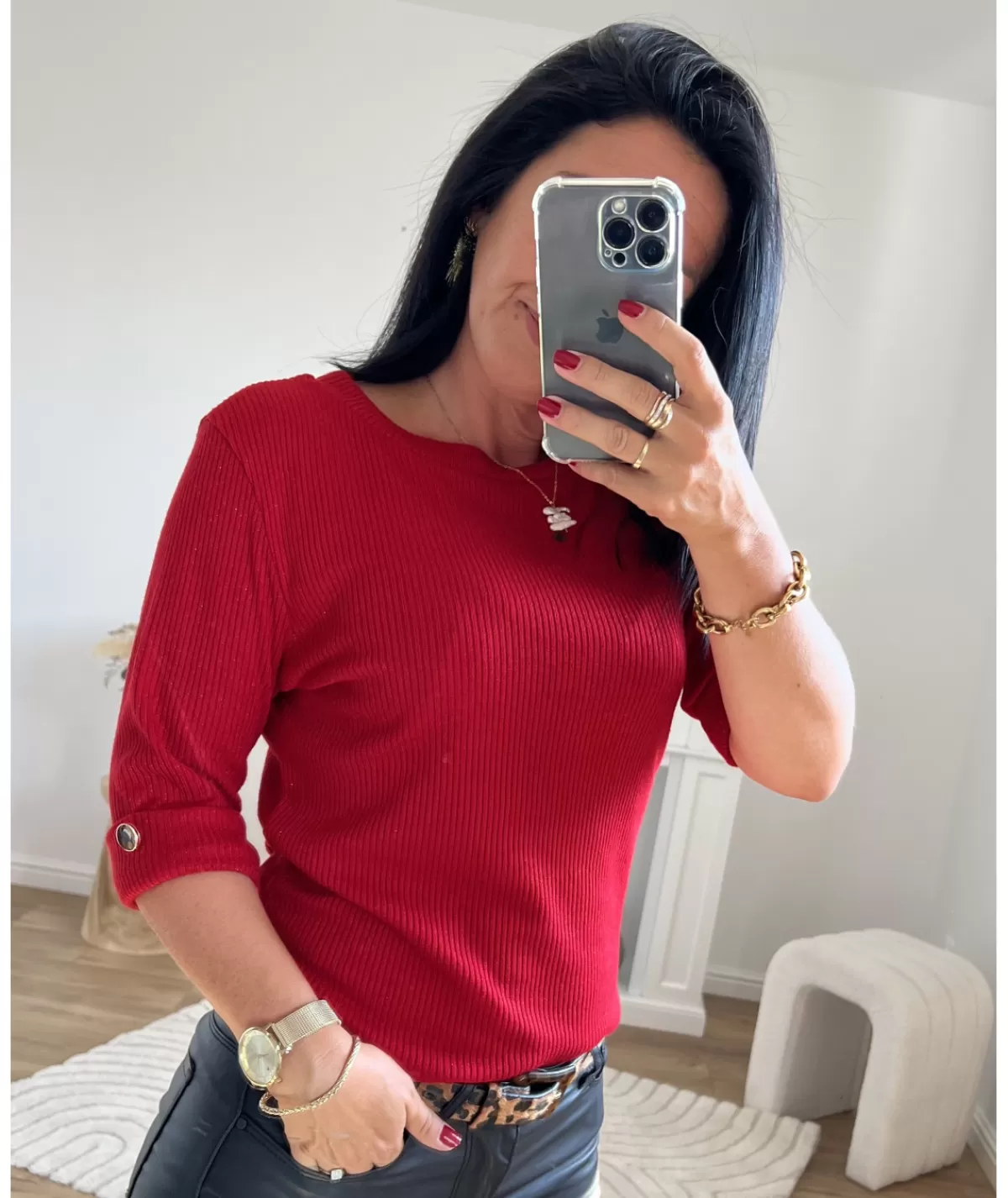 La boutique de Lilie Pulls / Gilets>PULL MATTIA Rouge