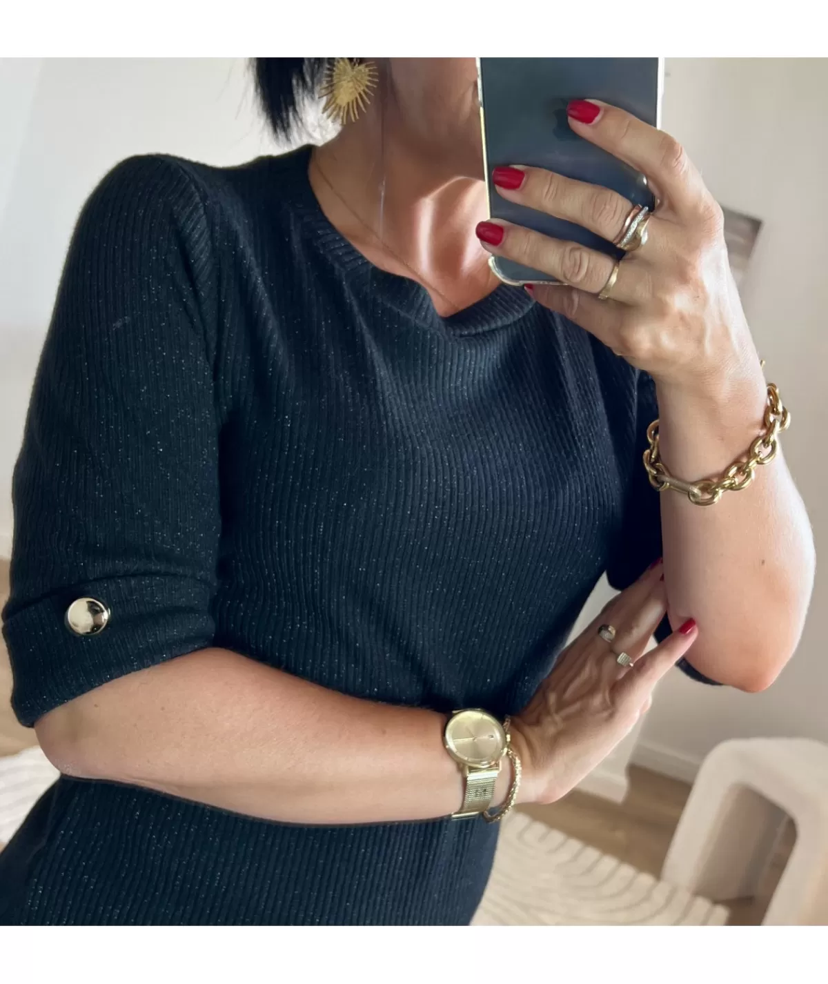 La boutique de Lilie Pulls / Gilets>PULL MATTIA Noir