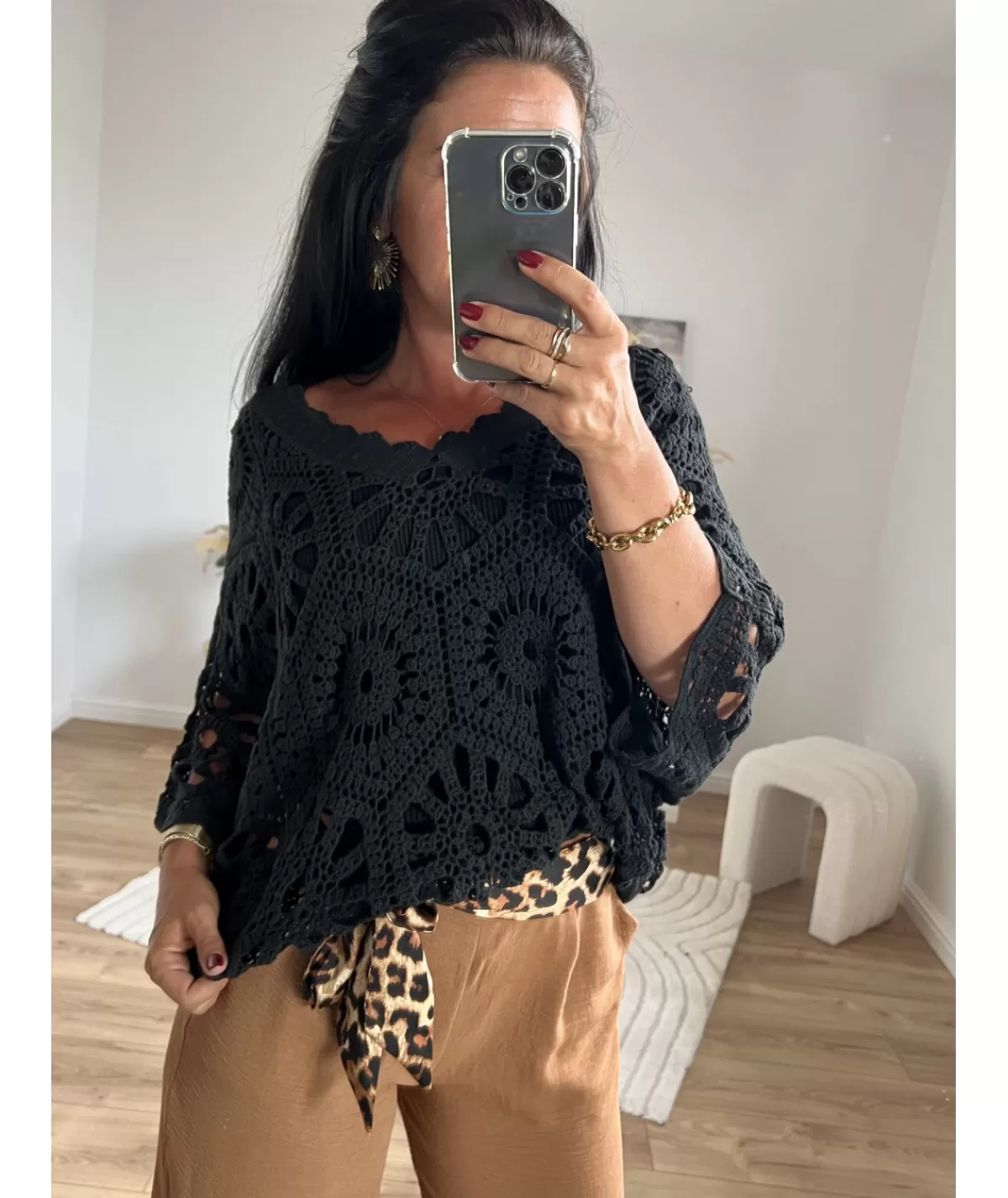 La boutique de Lilie Pulls / Gilets>PULL MEREDITH II Noir