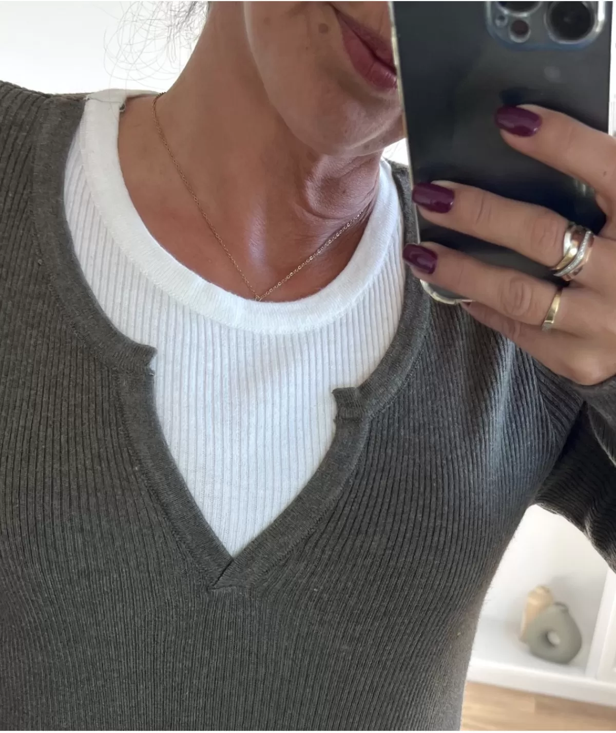 La boutique de Lilie Pulls / Gilets>PULL OLIVIA Kaki