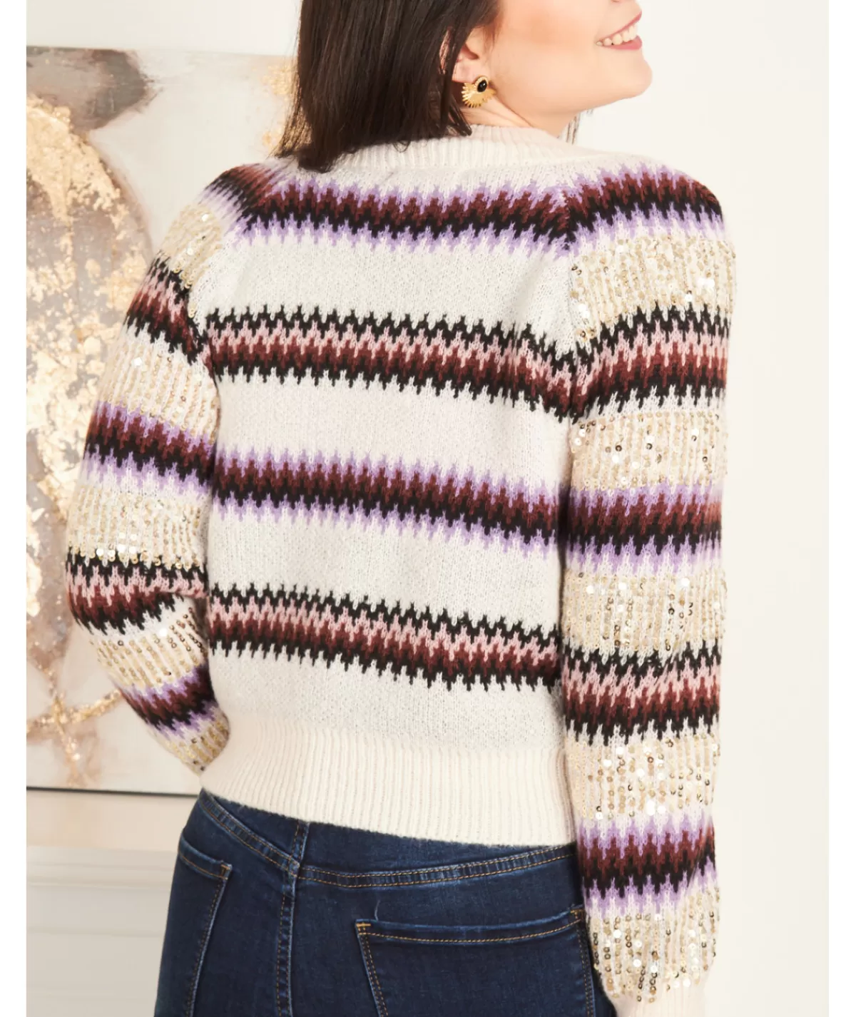 La boutique de Lilie Pulls / Gilets>PULL ORTENSIA Beige