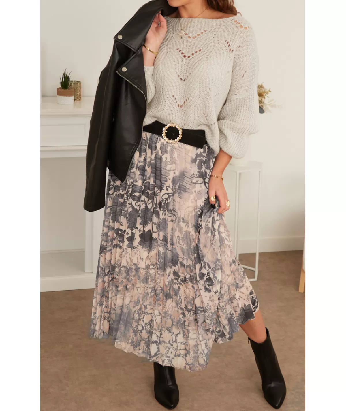 La boutique de Lilie Pulls / Gilets>PULL OWENA Gris