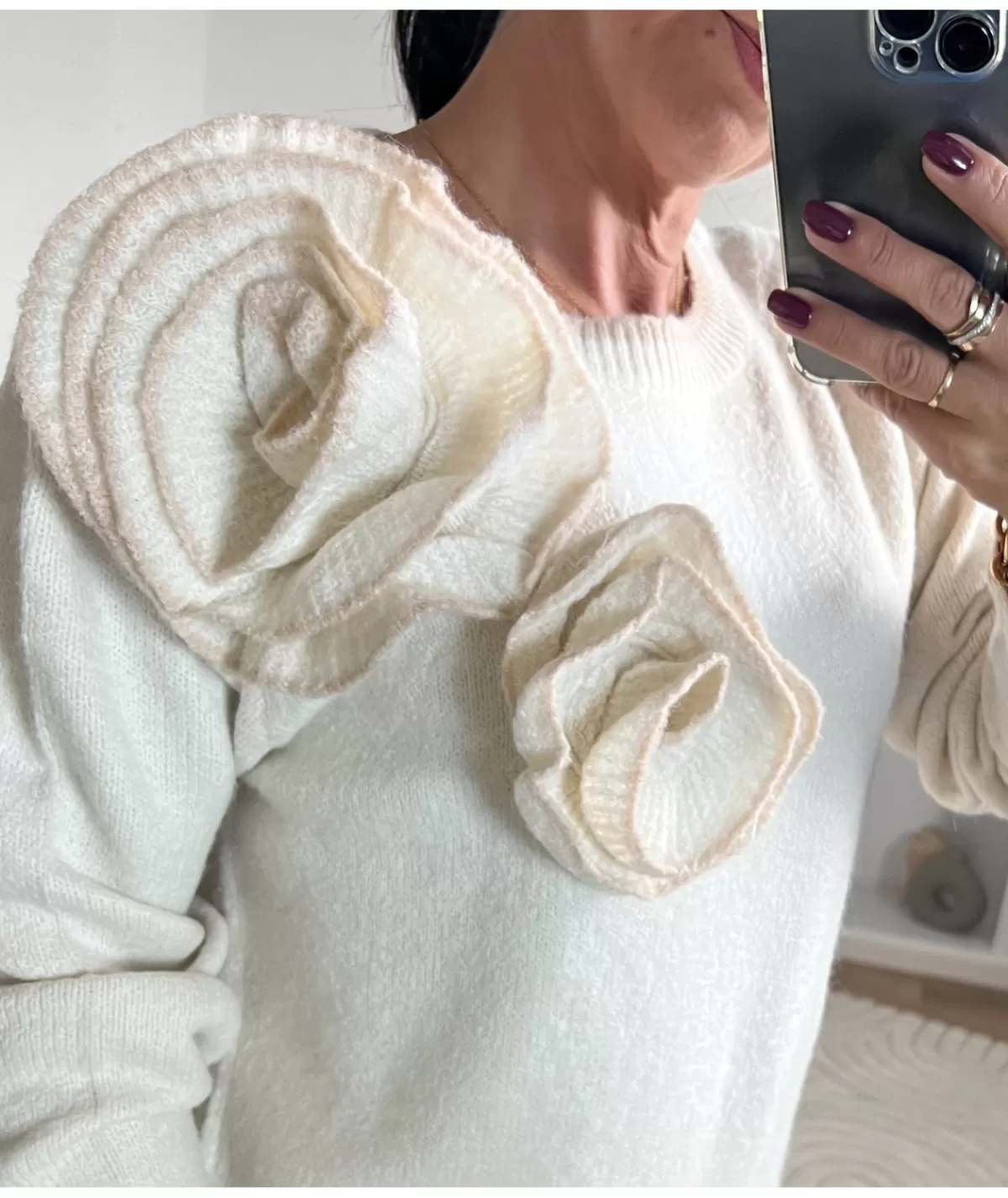 La boutique de Lilie Pulls / Gilets>PULL PERRINE Beige