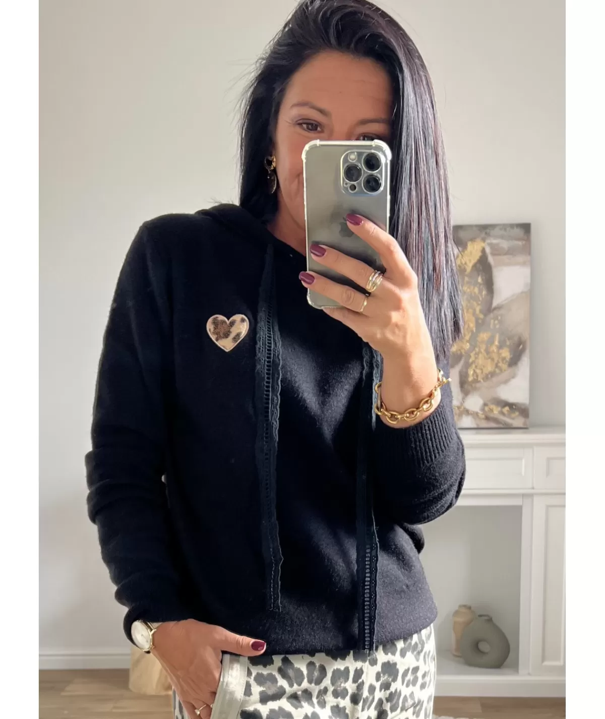 La boutique de Lilie Pulls / Gilets>PULL QUENTIN Noir