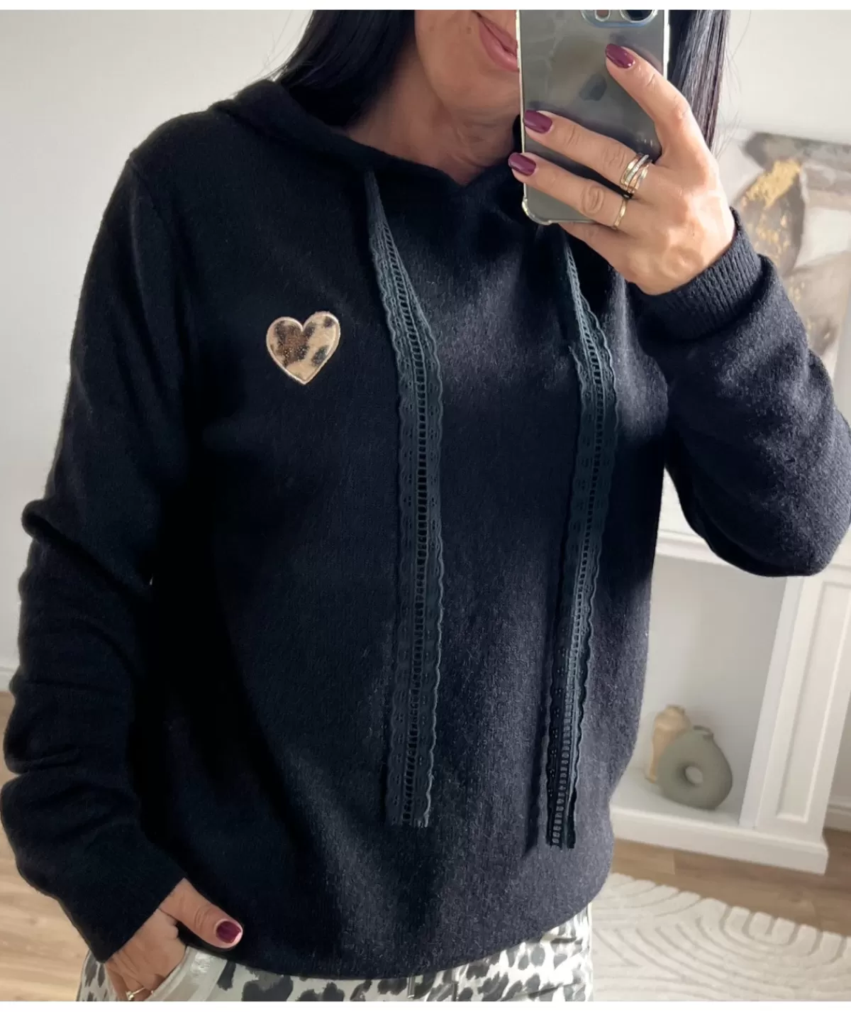La boutique de Lilie Pulls / Gilets>PULL QUENTIN Noir
