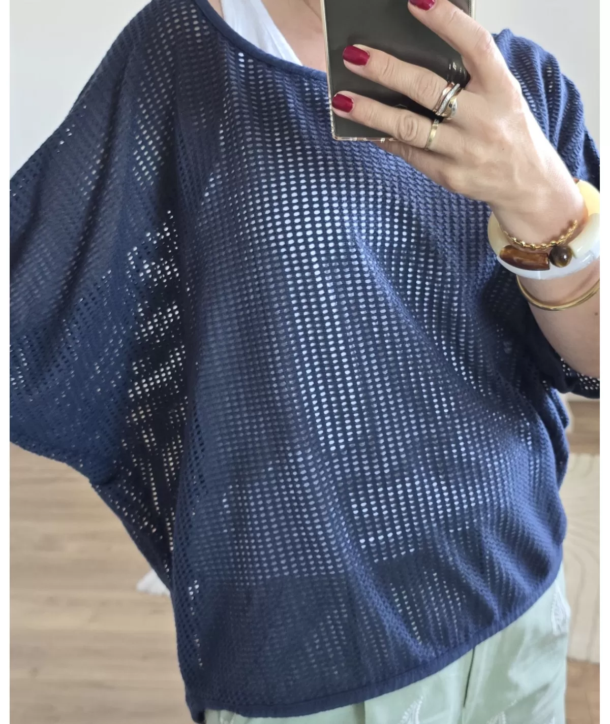La boutique de Lilie Pulls / Gilets>PULL RACHIDA Marine