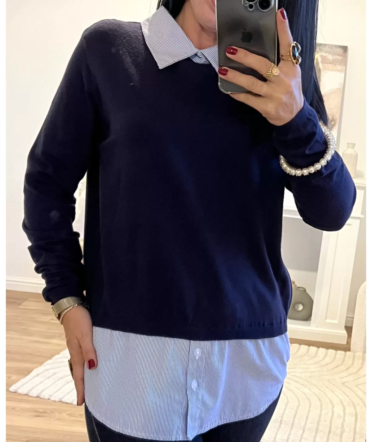 La boutique de Lilie Pulls / Gilets>PULL RAQUIEL Marine