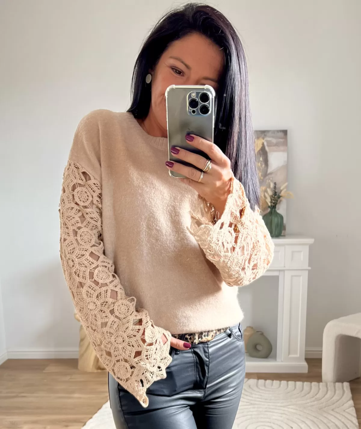 La boutique de Lilie Pulls / Gilets>PULL REMY Taupe