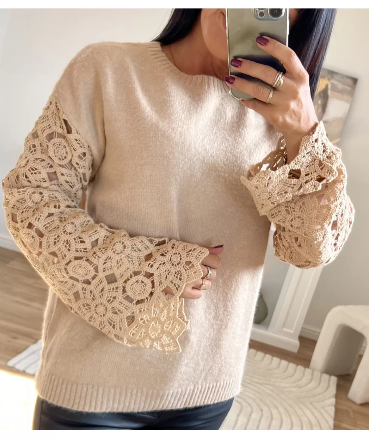 La boutique de Lilie Pulls / Gilets>PULL REMY Taupe
