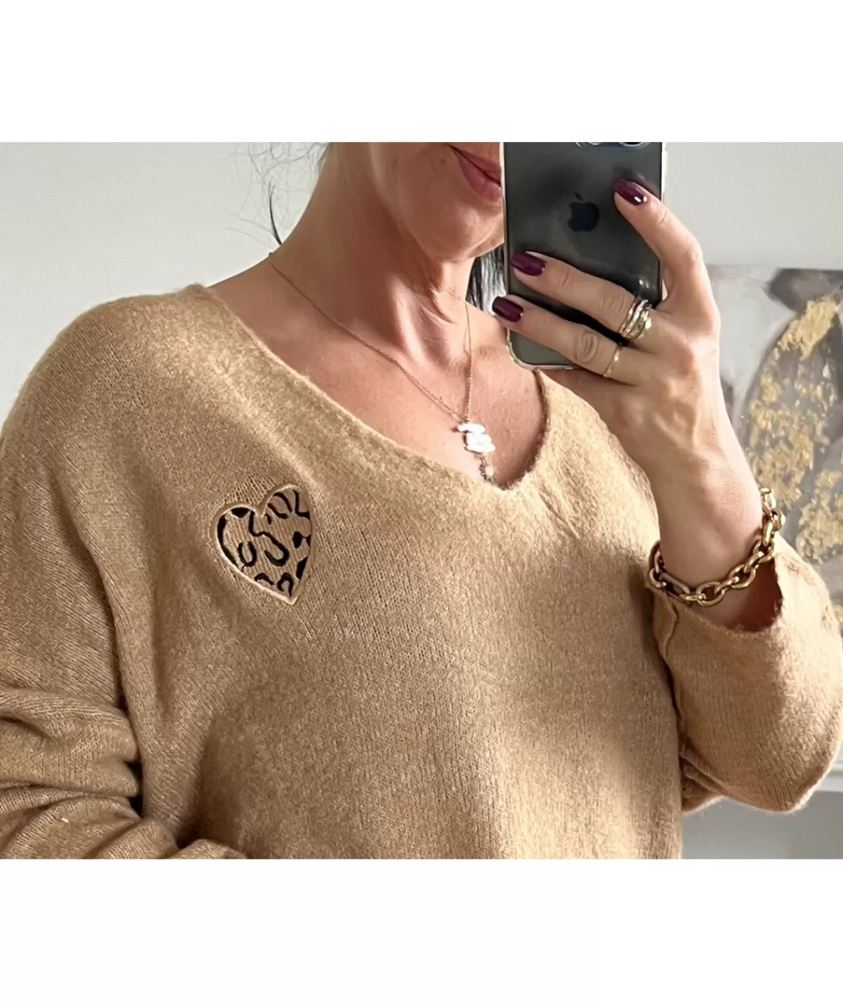 La boutique de Lilie Pulls / Gilets>PULL ROBERTA Beige