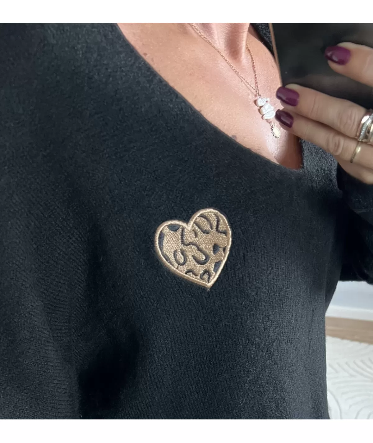 La boutique de Lilie Pulls / Gilets>PULL ROBERTA Noir