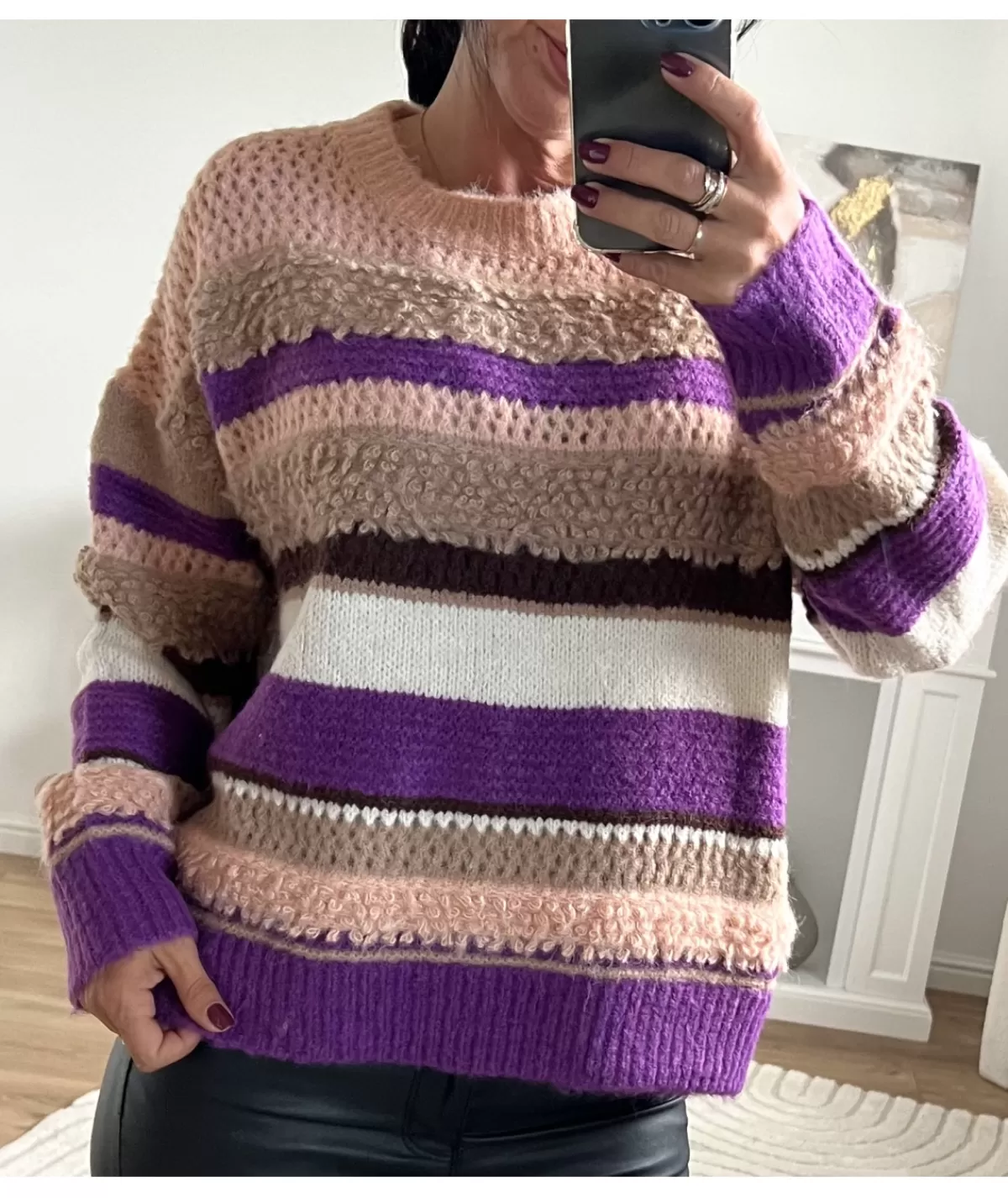 La boutique de Lilie Pulls / Gilets>PULL SEPHORA Rose