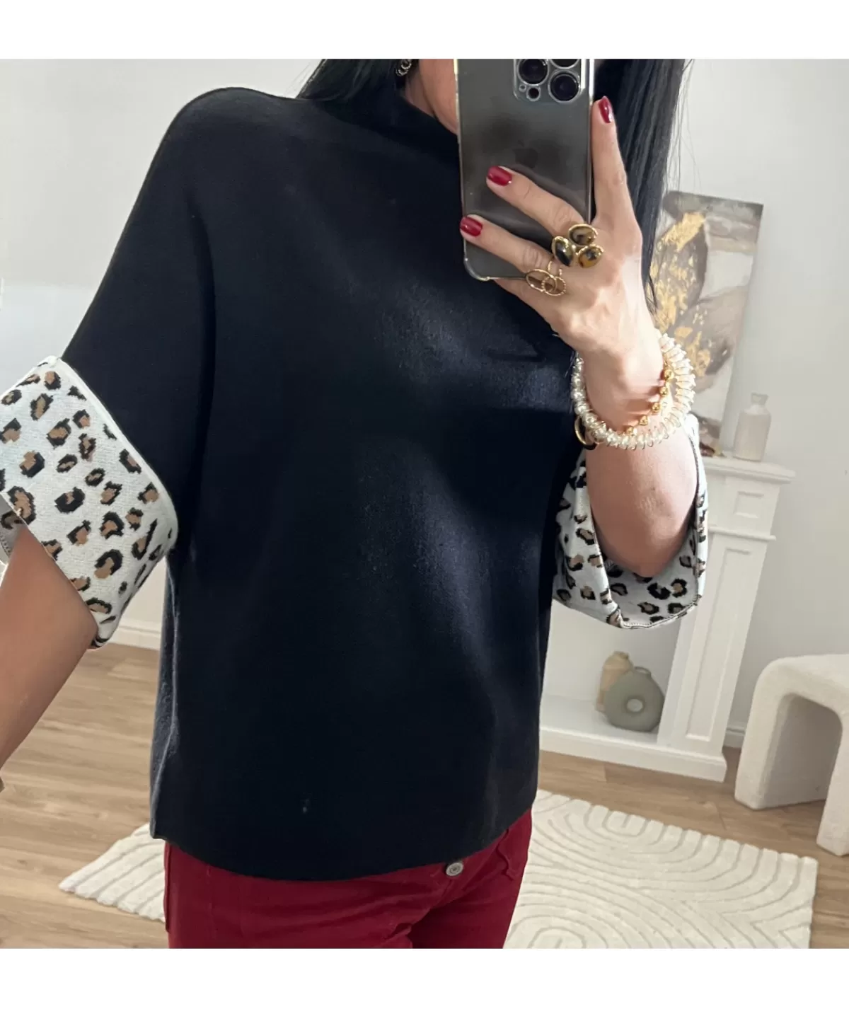 La boutique de Lilie Pulls / Gilets>PULL SOURAYA Noir