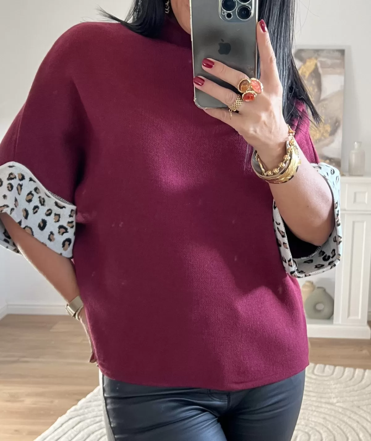 La boutique de Lilie Pulls / Gilets>PULL SOURAYA Bordeaux